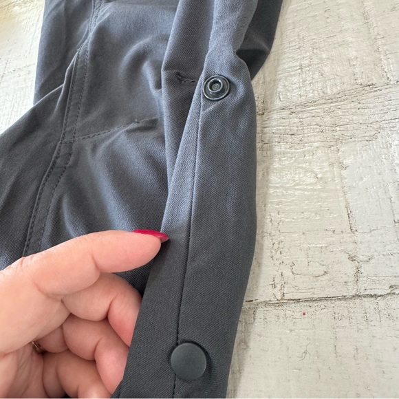 PrAna Halle Pant II NWT size 4 Tall Inseam Coal Grey Straight Leg - Picture 6 of 15